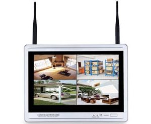 8 Cam/12" All-in-One Monitor NVR Kit Complete Surveillance System - Image 8